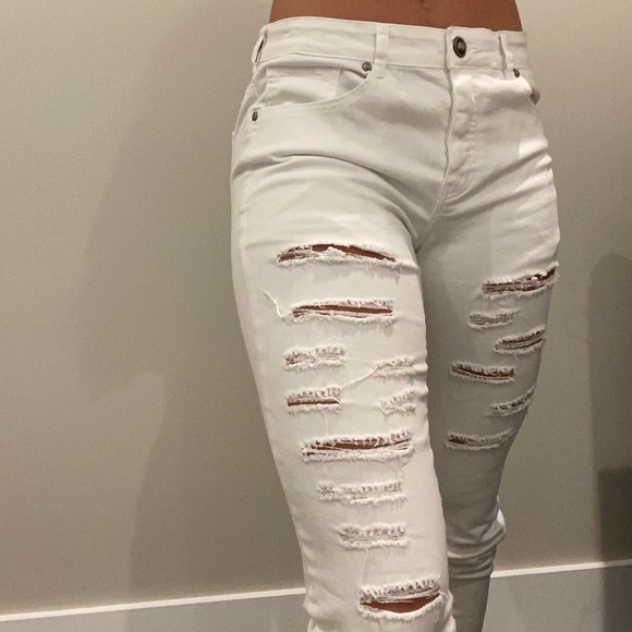 Sixth June white distressed jeans - Picture 5 of 6